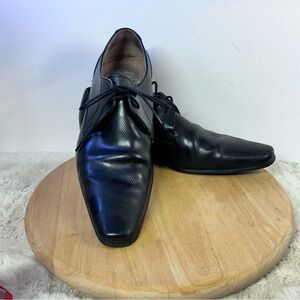 Fratelli Select‎ Classic Black Leather Oxford Shoes Men’s 10
